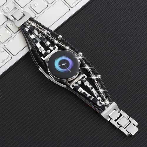 Miniatura 6 de Correas de cuero elegantes compatibles con Samsung Galaxy Watch 7 6 5 4 1.575 in 1.732 in/Watch 6 4 Classic Band 1.654 in 1.811 in 1.693 in 1.850