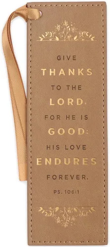 Miniatura 39 de Christian Art Gifts - Marcapáginas premium de piel sintética vegana con escritura bíblica para mujeres: Cuando ella habla - Proverbios 31:26, Marrón