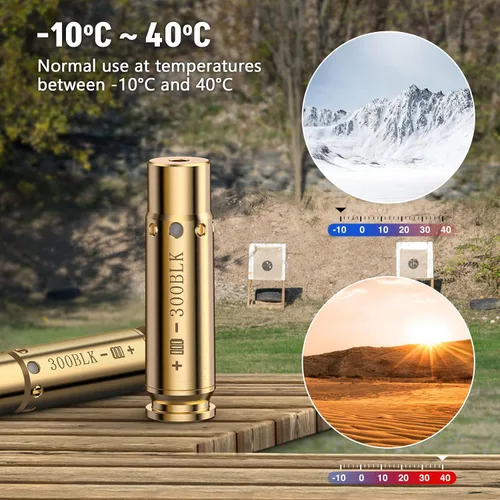 Miniatura 6 de MidTen Rojo Bore Sight Láser 380AUTO/300BLK/.40/30-30WIN/.44 Cal/7MM Láser Boresighter Rojo Láser de Apuntado con 6 piezas