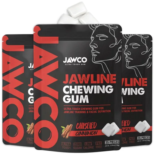 Miniatura 16 de JAWCKO Chicle Ultra-Resistente para Mandíbula Obtén una Mandíbula Más Fuerte y Cuadrada Chicle Duro de Entrenamiento para Mandíbula Fuerza 15X