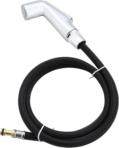 Pulverizador de fregadero de repuesto para rociador lateral de cocina cromado universal Moen, para uso con grifos de fregadero de cocina, cromado
