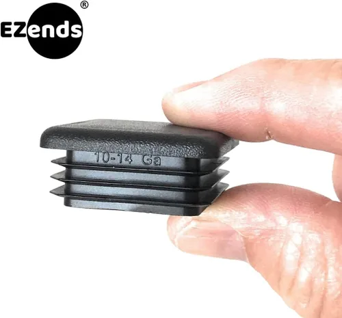 Miniatura 6 de Tapa de extremo de tubo cuadrado extra duradera de 2.0 pulgadas (dimensión exterior del tubo de 2 pulgadas), polietileno de densidad de plástico