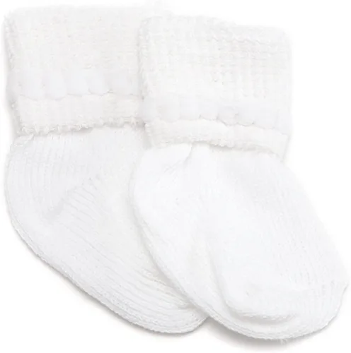 Miniatura 2 de Jefferies Socks Rock-A-Bye Botín, 6 unidades, color blanco