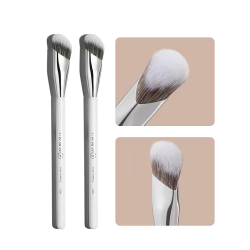Miniatura 10 de Albeaut Pincel delineador de ojos, delineador de ojos en forma de media luna y pincel para cejas, crea sin esfuerzo un delineador perfecto