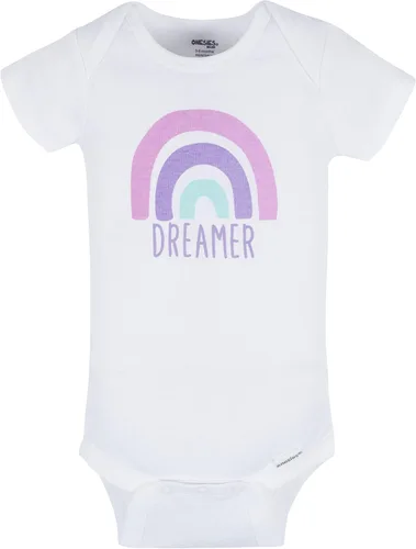 Miniatura 2 de Onesies Brand Paquete de 8 mamelucos de manga corta para bebé niñas