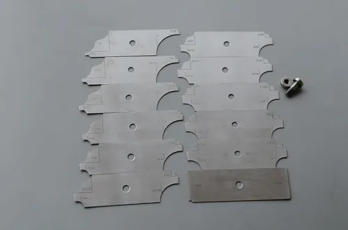 Miniatura 14 de RIVERWELD Juego de Calibradores de Soldadura de Filete de 7 Piezas Calibrador MG-11 Rl Calibradores de Profundidad Prueba de Inspección de Soldadura