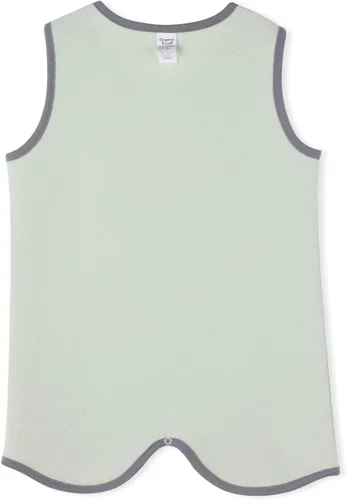 Miniatura 2 de 100% algodón orgánico pastel bebé dormir acolchado jacquard chaleco suave manta portátil Amarillo claro