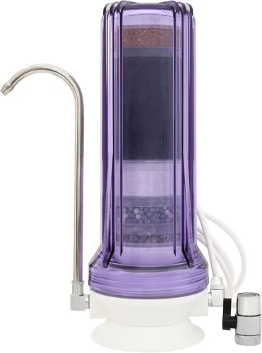 Anchor AF-3110 - Filtro de agua alcalino, mineral y antioxidante de 10 etapas, elimina PFAS, metales pesados, cloro (transparente)