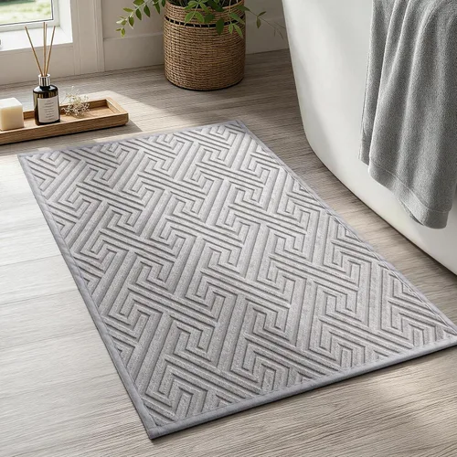Miniatura 30 de YIHOUSE Beige Bathroom Rugs 17"x24", Quick Dry Non Slip Bath Rug, Absorbent Machine Washable Thin Bath Mat for Restroom Floor Tub Laundry Room Home