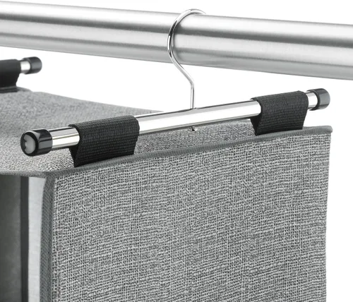 Miniatura 3 de Whitmor Organizador de armario de 2 secciones - Crosshatch Gris Gris claro + gris oscuro