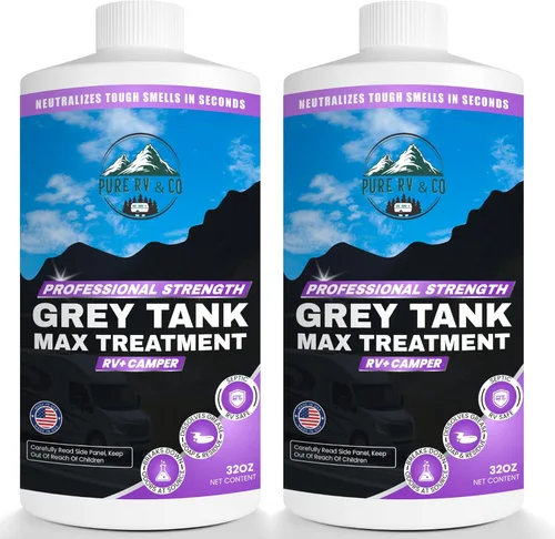 Miniatura 8 de Tratamiento de tanque de agua gris de 32 onzas – Limpiador de tanque gris RV y eliminador de olores Fórmula enzimática que descompone la grasa