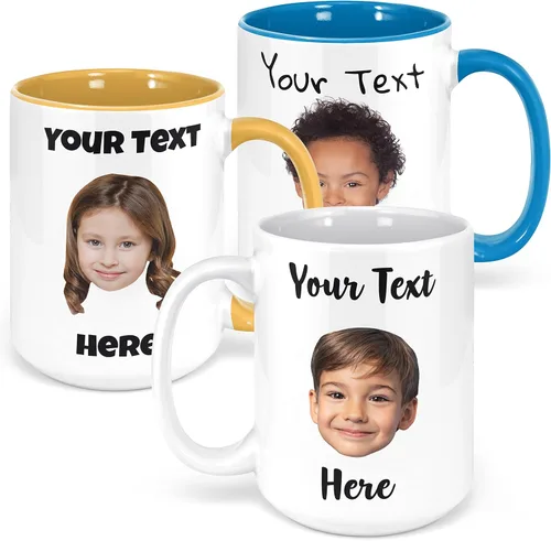 Miniatura 17 de Taza personalizada con texto en inglés "I Love You", regalos personalizados para parejas, regalos románticos con fotos para el día de San Valentín