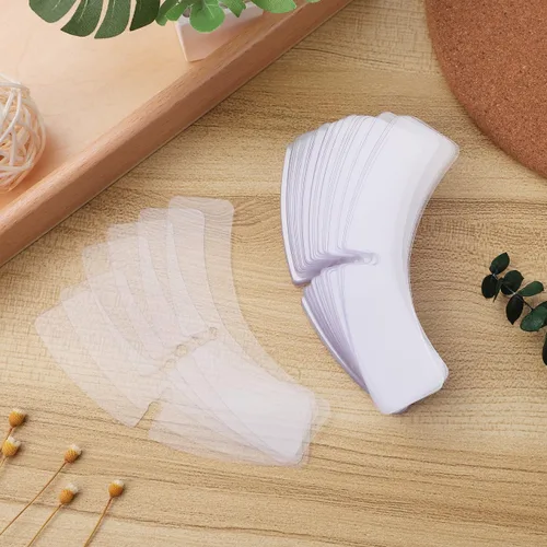 Miniatura 5 de COHEALI 100 soportes de cuello para hombre, camisas de vestir S, de plástico, para fijación y soporte, 4.52 x 0.98 x 0.11 pulgadas, prácticos