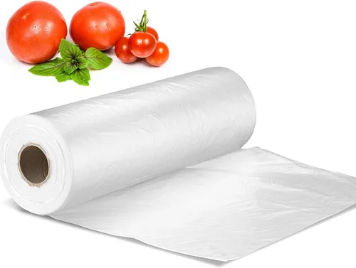 Miniatura 7 de Bolsa de plástico para productos de 12 x 16 pulgadas en rollo, bolsa transparente para pan y comestibles, 350 bolsas/rollo