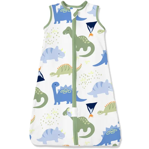 Miniatura 34 de TotAha Saco de dormir para bebés de 6 a 12 meses, paquete de 3, saco de dormir transpirable para bebé, niña, niño, manta usable con cremallera Azul