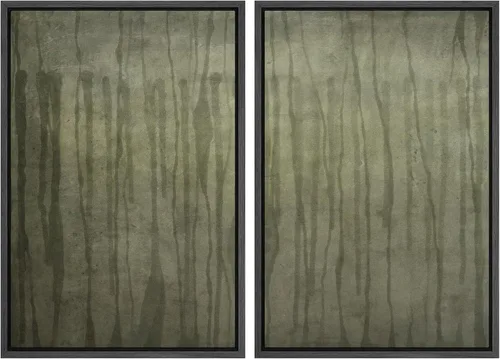Miniatura 106 de SIGNWIN Lienzo enmarcado para pared, ilustraciones abstractas texturizadas en tonos beige terrosos, arte moderno, decorativo, contemporáneo