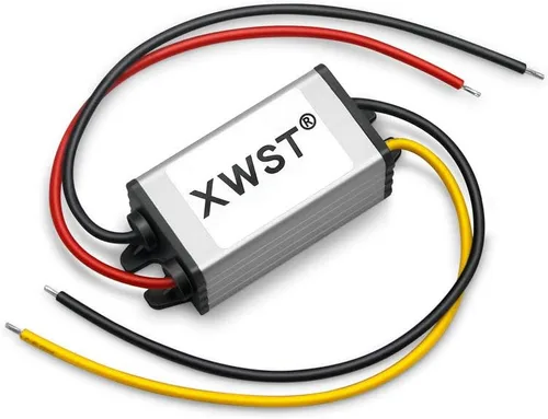 Miniatura 9 de DC a CC 24V a 12V voltaje reductor 12 voltios regulador Buck convertidor salida 1A 12W módulo convertidor de potencia (1A)