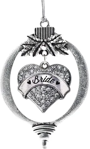 Miniatura 117 de Inspired Silver - Adorno con dije de hermana gemela - Adornos navideños de plata con circonitas cúbicas