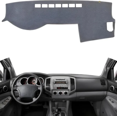 Miniatura 44 de TUCAREST Funda para salpicadero Compatible con Ch-Evy Silverado 1500/2500 HD/3500 HD 2019-2023, GM-C Sierra/HD 2500/ HD 3500 2019-2023, alfombrilla