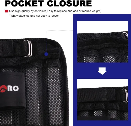 Miniatura 5 de Pesas para muñeca y brazo, pesas ajustables para muñeca, pesas removibles para muñeca y tobillo para hombres y mujeres, para fitness, caminar
