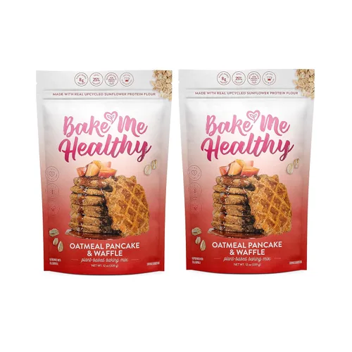 Miniatura 7 de Bake Me Healthy Mezcla para hornear brownie de chocolate amargo sin gluten, brownie vegano, sin OMG, 35% menos azúcar, apta para alérgicos, a base