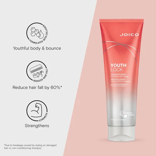 Miniatura 4 de Joico YouthLock Shampoo and Conditioner Formulated With Collagen Youthful Body & Bounce Reduce Breakage & Frizz Soften & Detangle Hair Boost