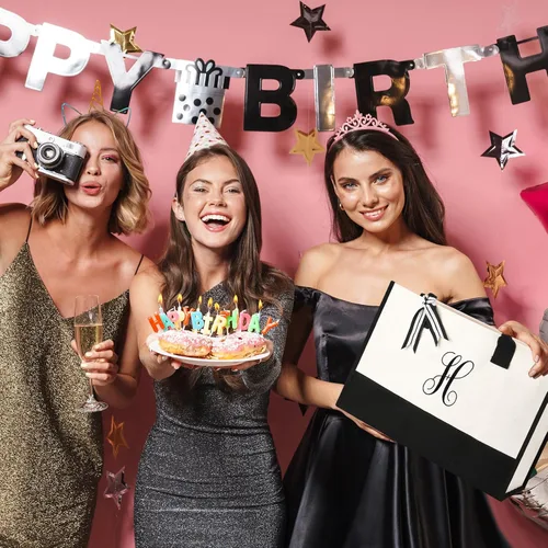 Miniatura 4 de Kepela Regalos para mujeres, regalos de cumpleaños para mujeres, su mamá buscadora, regalos personalizados, bolsa de mano con iniciales bordadas