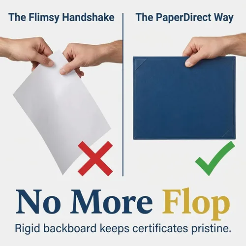 Miniatura 6 de PaperDirect Tableros de premios de cuero sintético azul con revestimiento de acetato, 9 x 11-½ pulgadas, paquete de 3, cubierta de certificado