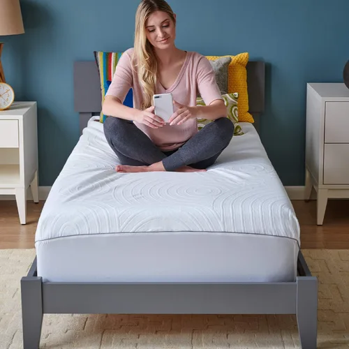 Miniatura 2 de Tempur-Pedic Protect - Protector de colchón impermeable, individual, color blanco