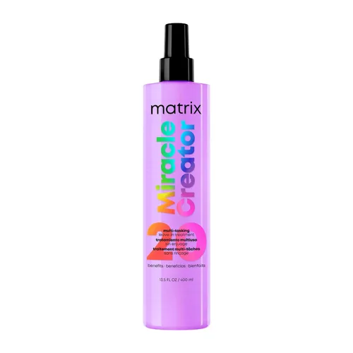 Miniatura 10 de Matrix Miracle Creator Spray Acondicionador Sin Enjuague - Protector Térmico, Anti-Frizz, Hidratante y Desenredante, Para Cabello Dañado