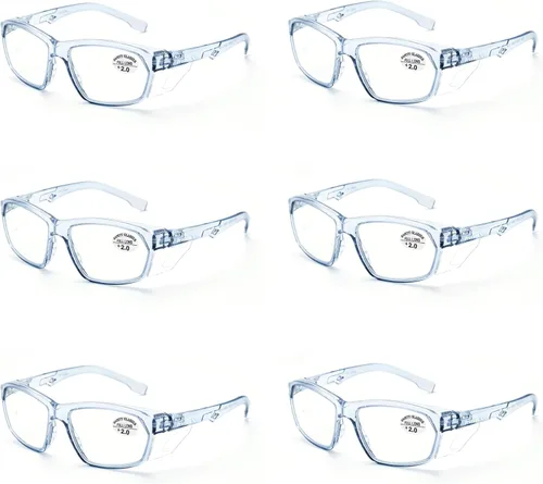 Miniatura 45 de ProtectX Elegantes gafas de seguridad antivaho y resistentes a los arañazos, gafas de protección UV, lentes de bloqueo de luz azul para hombres