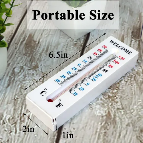 Miniatura 3 de Hide A Key - Termómetro exterior decorativo para ocultadores de llaves, caja de seguridad para llaves de repuesto de casa, gabinete, compartimiento