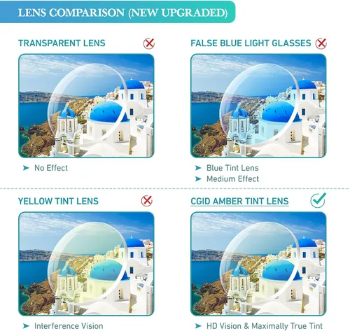 Miniatura 16 de CGID Gafas de sol unisex polarizadas redondas E01 Lennon