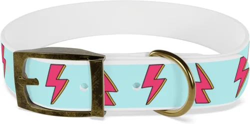 Miniatura 3 de David Bowie Ziggy Stardust Dog Collar (Medium, Black Onyx)