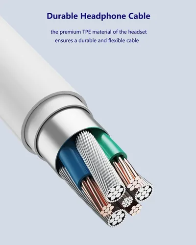 Miniatura 6 de Paquete de 2 auriculares tipo C con cable para iPhone 15 16 16e 17 Pro Max, auriculares USB C con micrófono y auriculares con cancelación de ruido