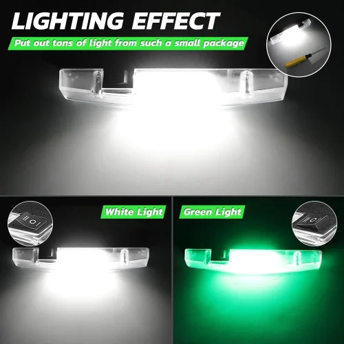 Miniatura 2 de Nibright UTV - Luz interior de cúpula para UTV, accesorios universales para UTV, Polaris RZR Ranger Can-Am Defender, ATV, camión, automóvil