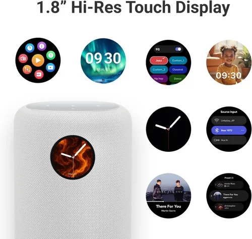 Miniatura 2 de WiiM Sound - Altavoz inteligente con pantalla táctil de 1.8", 24 bits de alta resolución/192 kHz, corrección de habitación AI RoomFit™, 100W