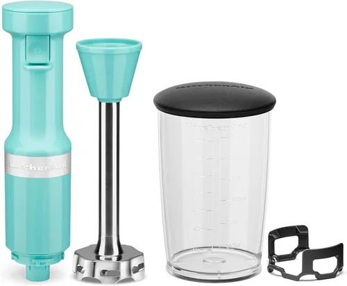 Miniatura 3 de KitchenAid - Batidora de mano con cable de velocidad variable KHBV53, Aqua Sky
