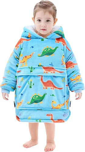 yescool - Manta con capucha para niños, sudadera con manta de gran tamaño con sherpa, regalos para niñas adolescentes, jóvenes, niños, niñas,