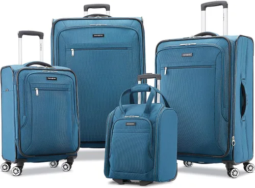 Miniatura 7 de Samsonite Ascella X Softside - Equipaje expansible con ruedas giratorias, verde azulado