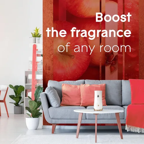 Miniatura 9 de Glade Repuesto automático en aerosol, ambientador para el hogar y el baño, manzana y canela, 6.2 onzas