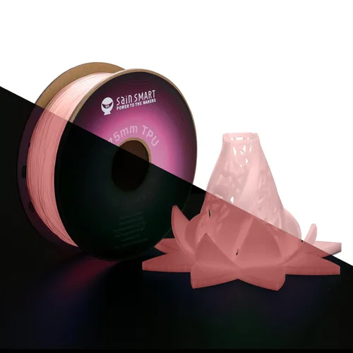 Miniatura 13 de SainSmart filamento de TPU 87A 1.75mm filamento flexible de TPU para impresora 3D, carrete de 1kg, natural