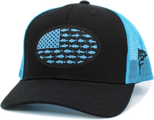 Miniatura 247 de KBETHOS Tactical Operator Collection USA Fishing Mesh Ballcap Flag Patch America Outdoors Trucker Baseball Cap