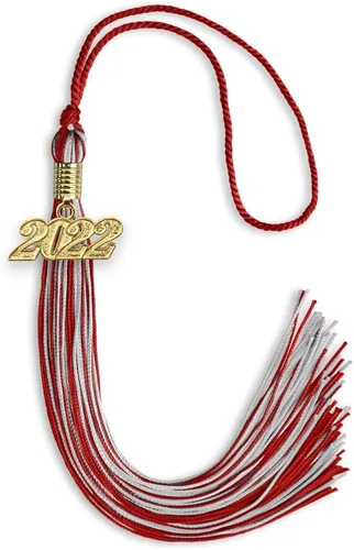 Miniatura 157 de Endea Graduation - Borla de doble color mixto con fecha dorada (negro/dorado antiguo, 2021)