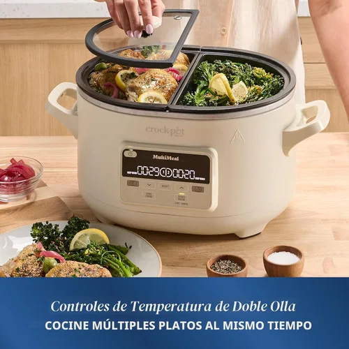 Miniatura 3 de Crock-Pot MultiMeal Multicooker y olla de cocción lenta programable con función de horneado Leche de avena