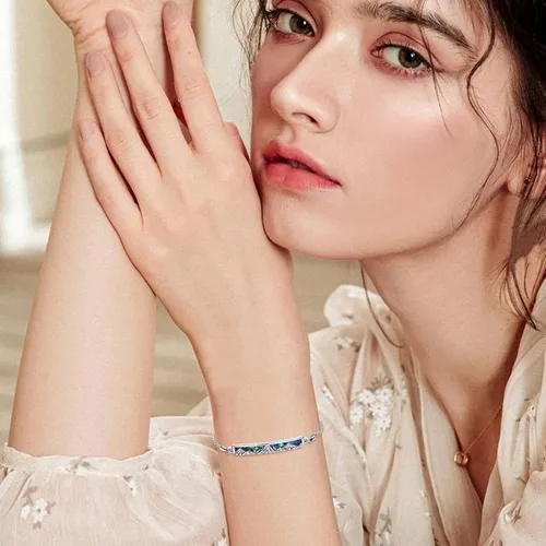 Miniatura 6 de YFN Pulsera ajustable inspiradora de plata de ley grabada, regalo de graduación para ella, pulseras para mujer