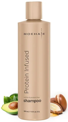 Miniatura 8 de MOEHAIR Acondicionador de viaje con infusión de proteínas, tamaño de viaje, 3.4 onzas líquidas, acondicionador para cabello seco, encrespado