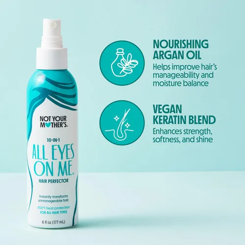 Miniatura 3 de Not Your Mother's All Eyes On Me - Perfector de cabello 10 en 1 (paquete de 3) – 6 onzas líquidas – Protector térmico para el cabello – Spray