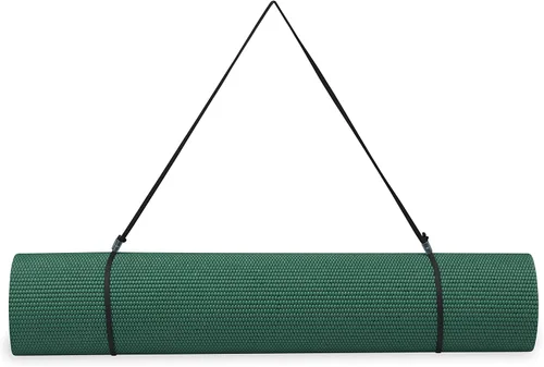 Miniatura 7 de Gaiam Essentials 1/4" Thin (6mm) Yoga & Pilates, Fitness & Exercise Mat with Easy-Cinch Carrier Strap Cusion Support For Fitness and Gym Workouts