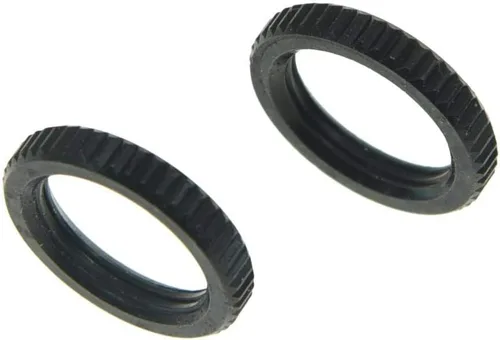 Miniatura 3 de KAISH Paquete de 2 tuercas de palanca de guitarra moleteada fina americana de 15/32 pulgadas para Les Pauls con interruptor Switchcraft, color negro